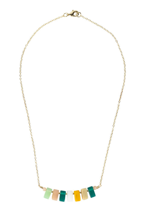 Ascend Beaded Bar Necklace 1