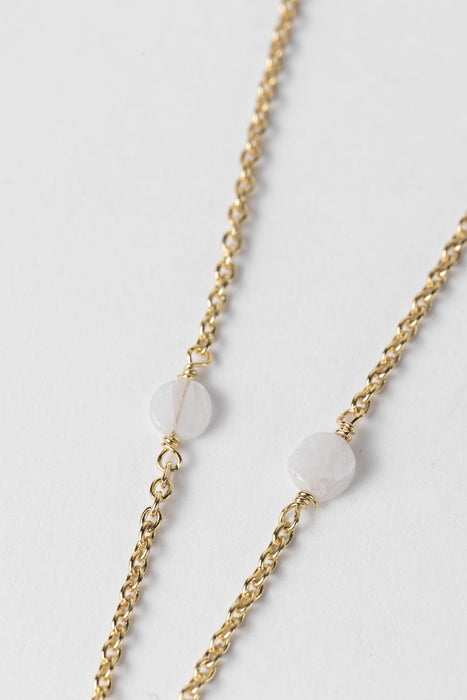 Moonstone Ellipse Necklace 4