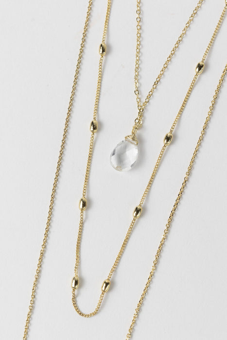 Moonstone Quartz Convertible Necklace 6