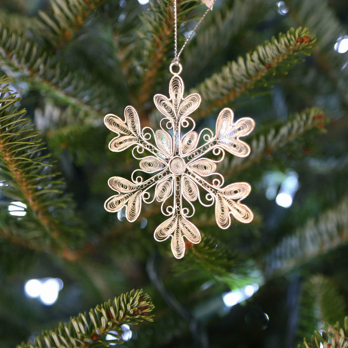 Filigree Snowflake Ornament 2