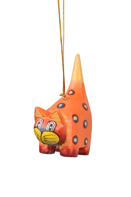 Spotted Orange Cat Ornament