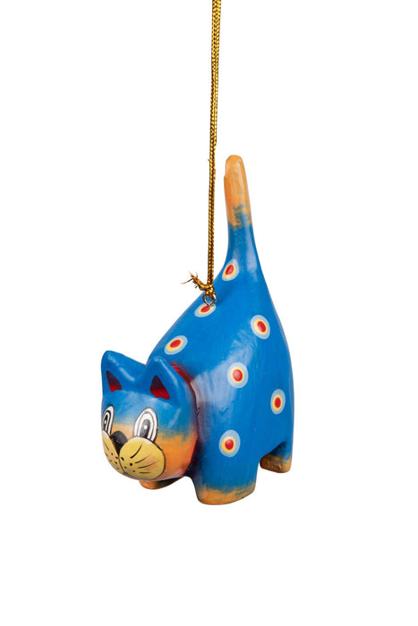 Spotted Blue Cat Ornament 1