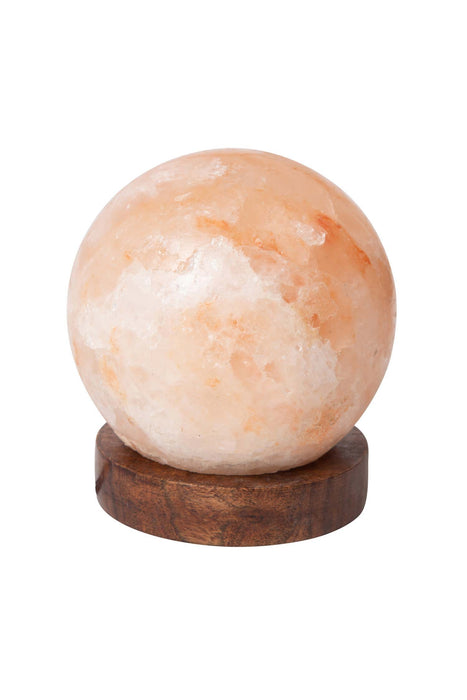 Salt Crystal Globe Lamp 1