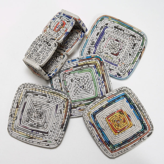 Recycled Paper Coasters 6