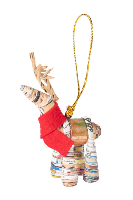Stripy Reindeer Ornament 1