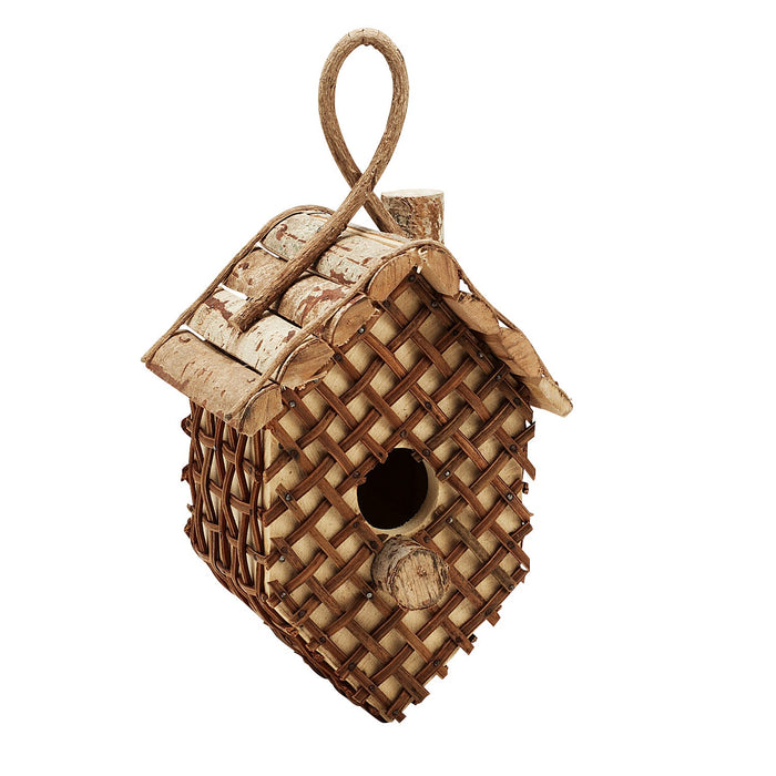 Latticed  Twig Birdhouse 1