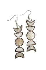 Moon Phases Capiz Earrings