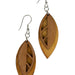 Falling Leaves Wood Earrings thumbnail 1