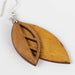 Falling Leaves Wood Earrings thumbnail 3