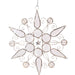 White Snowflake Ornament thumbnail 1