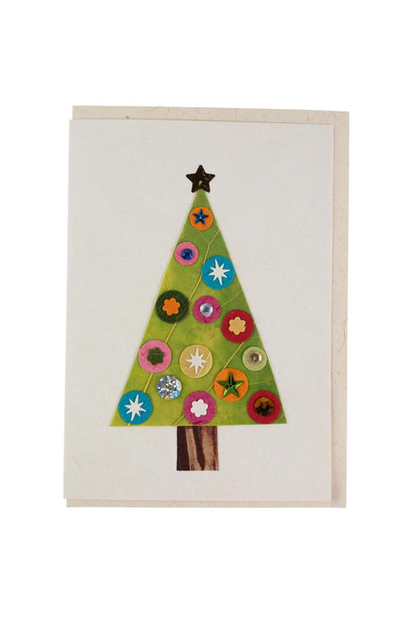 Sparkling Tree Greeting Card 1