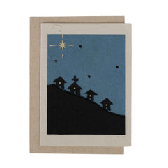 Bright Night Handmade Greeting Card - Default Title (7925160)