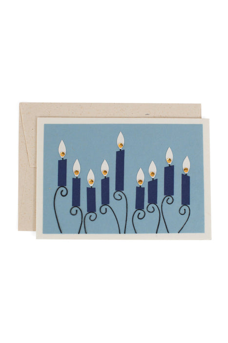 Hanukkah Candles Card 1