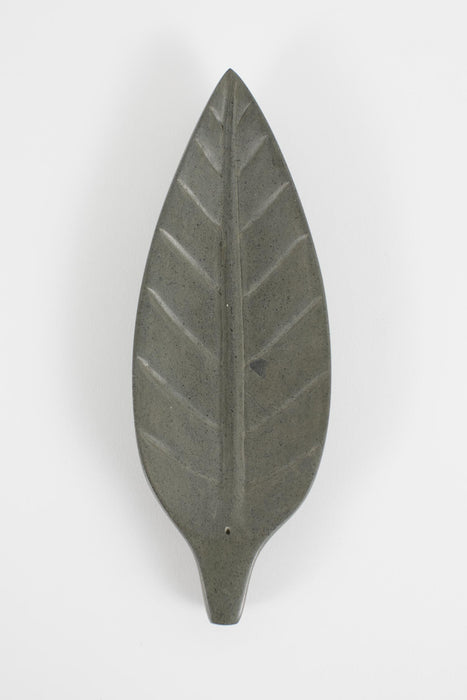 Stone Leaf Incense Holder 3