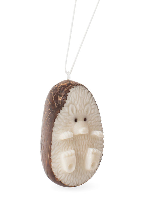 Tagua Hedgehog Ornament