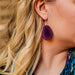 Flow Earrings - Purple thumbnail 5