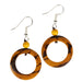 Ochre Tagua Earrings thumbnail 1