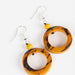 Ochre Tagua Earrings thumbnail 2