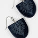 Etched Medallion Tagua Earrings thumbnail 2