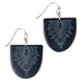 Etched Medallion Tagua Earrings thumbnail 1