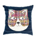 Heads or Tails Cat Pillow thumbnail 2