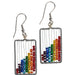 Rainbow Abacus Earrings thumbnail 1