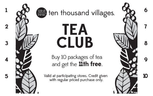 Tea Club Card 1