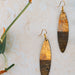 Hammered Oval Earrings thumbnail 4